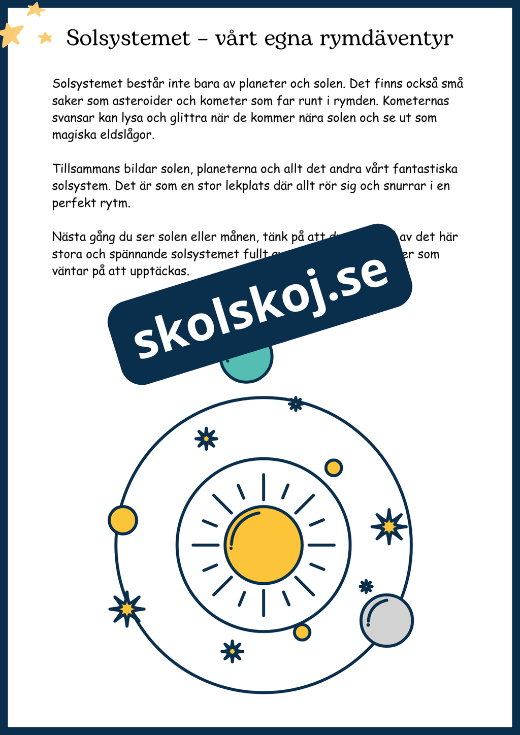 Upptäck universum - Årskurs 4 - 6 (26 sidor)
