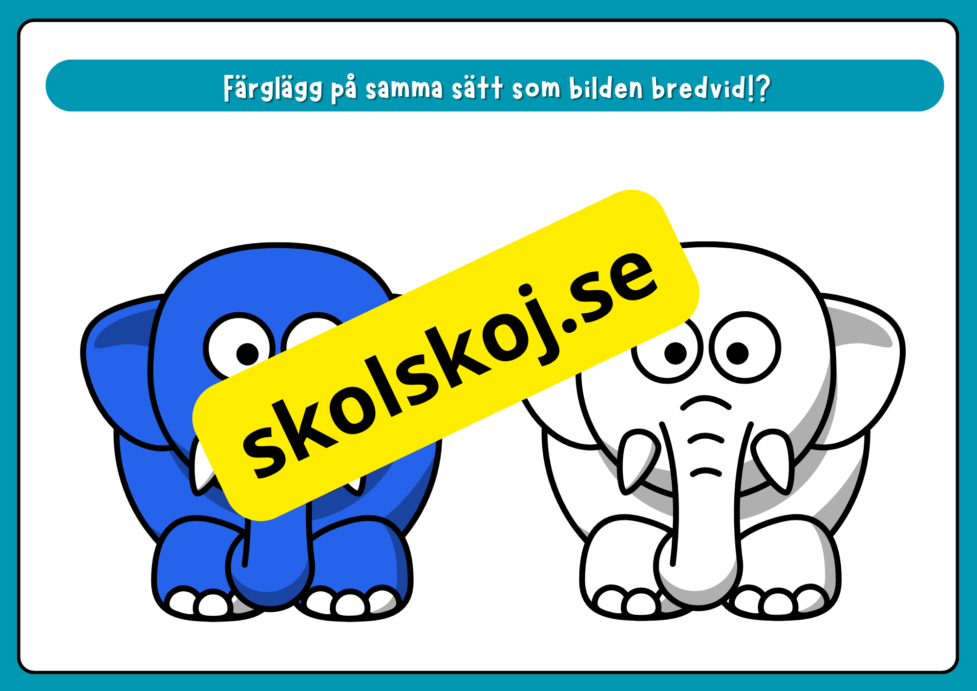 Rolig skrivträning - Förskola - Åk 2
