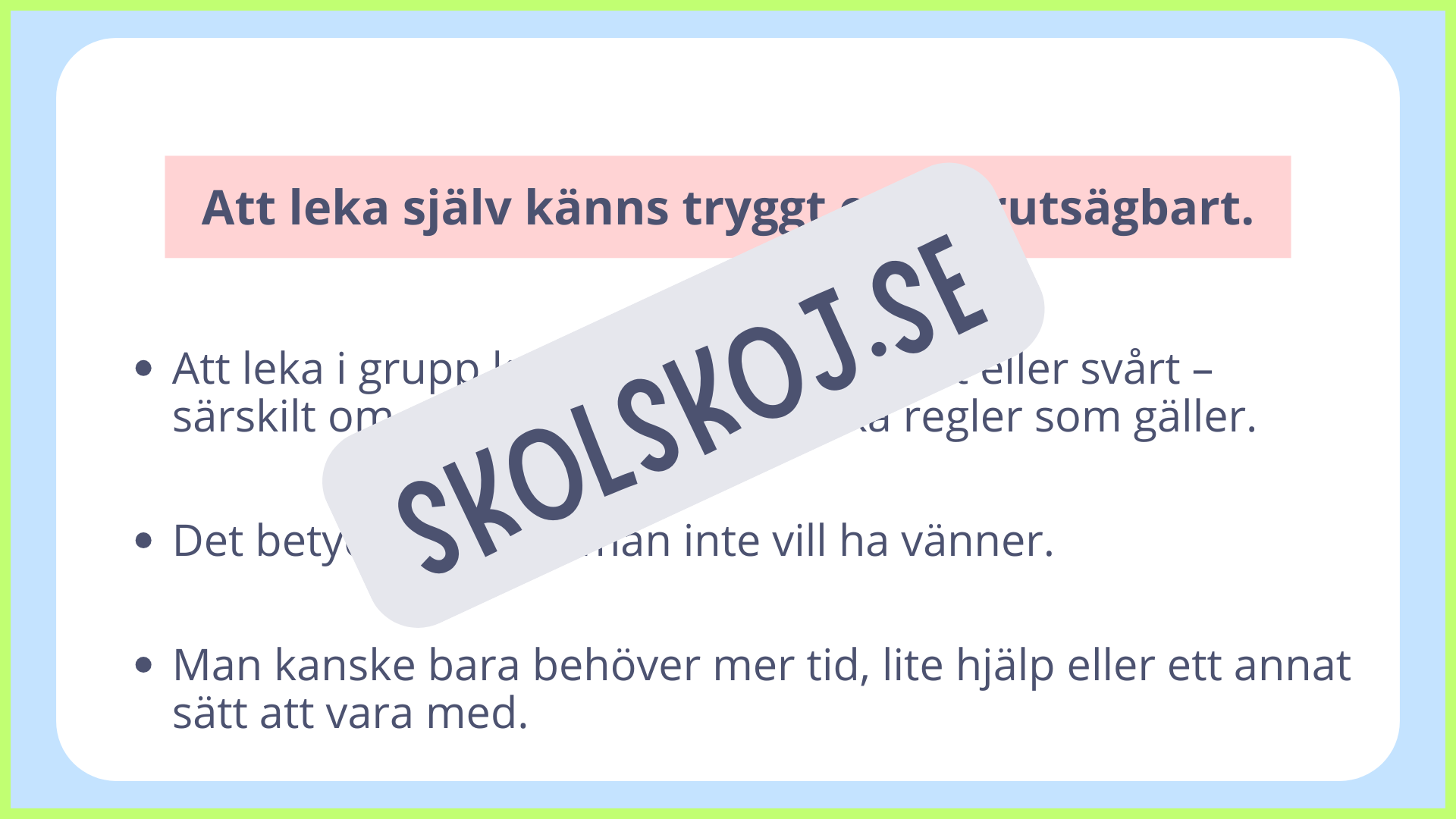 Vad är autism - Presentation