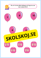 Jag lär mig siffror - 1 - 10
