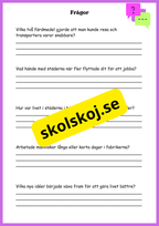 Industriella revolutionen - Hur världen formades - Åk 7 - 9