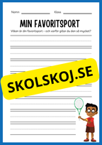 Sporter - Aktivitetsbok