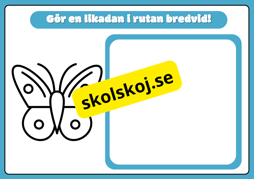 Rolig skrivträning - Förskola - Åk 2 - finmotorik