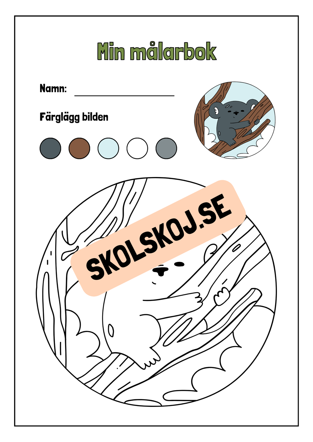 Min målarbok - Häfte