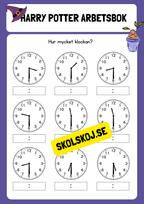 Harry potter - Arbetsbok (21 s) - Fk - Åk 2