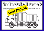 Fordon - Målarbok och fakta