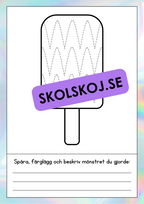 Glass - Mönsterbok (23 sidor)
