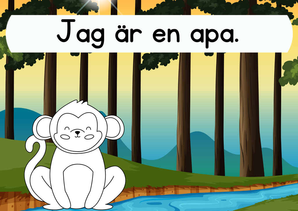 Jag kan läsa - Tema Djur