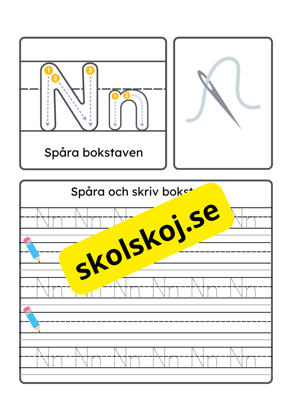 Vi lär oss alfabetet - Hela alfabetet