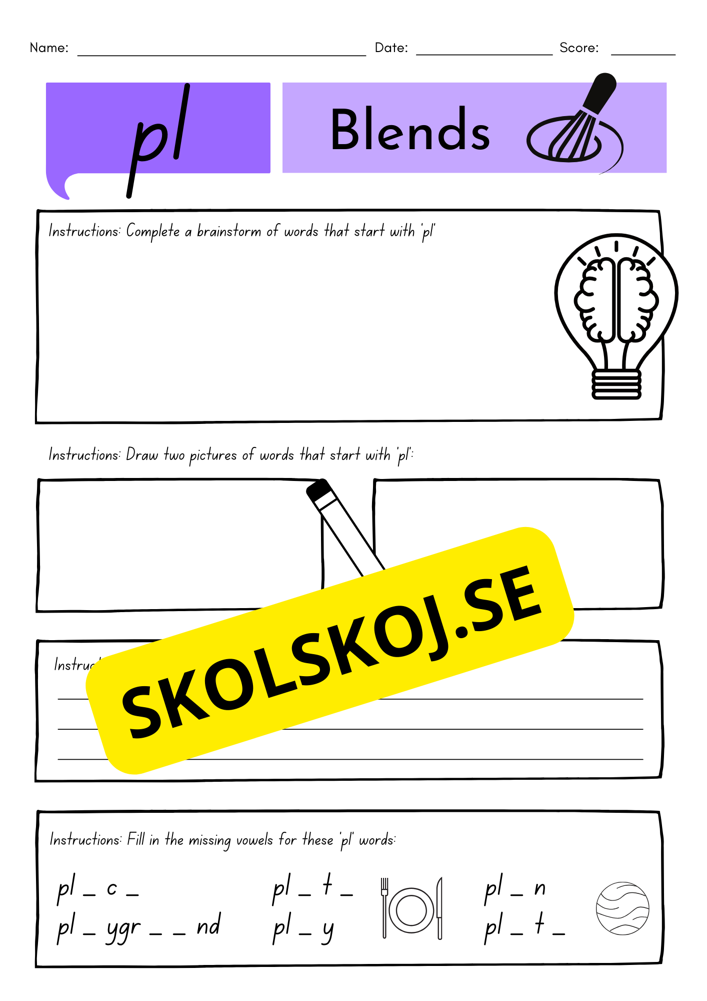 Word blends - Engelska