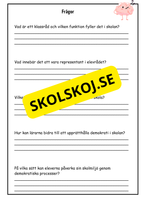 Vad är demokrati? - Årskurs 4 - 6 (18 sidor)