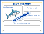 Skriv om djuret - Häfte
