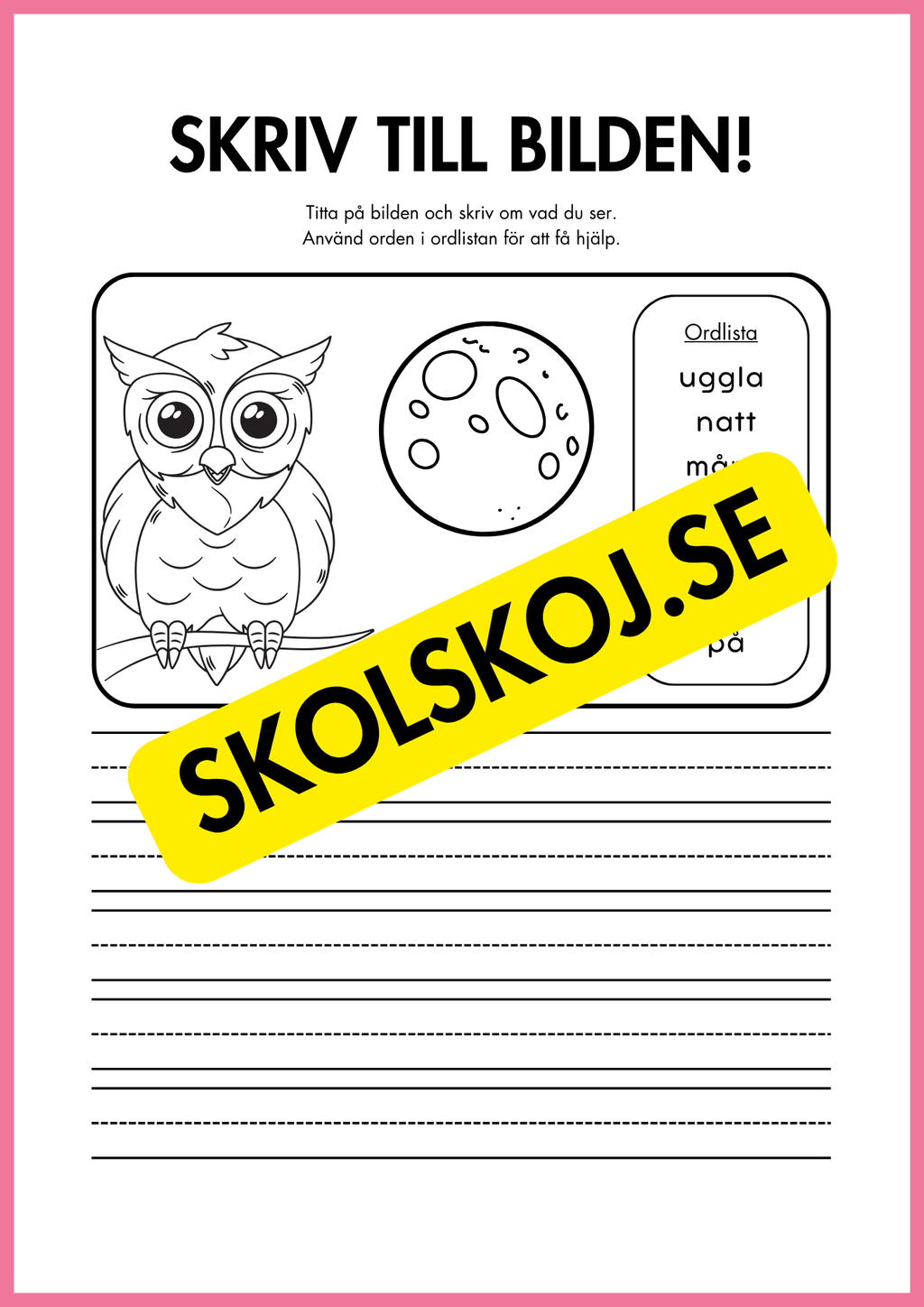 Skriv till bilden - 22 sidor
