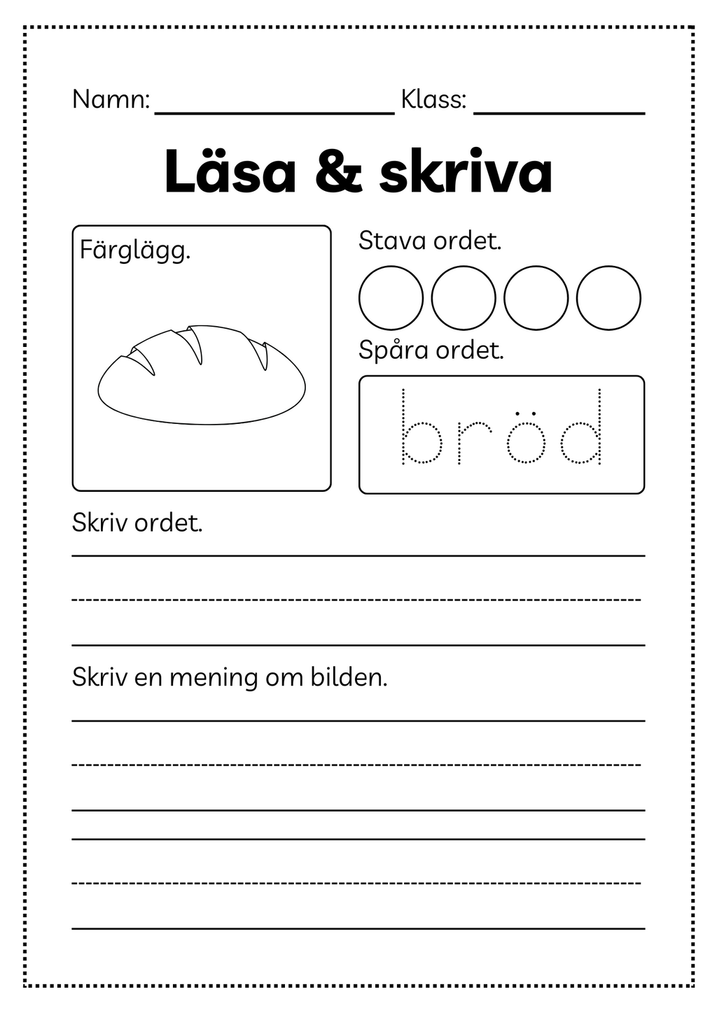 Läsa och skriva - Häfte