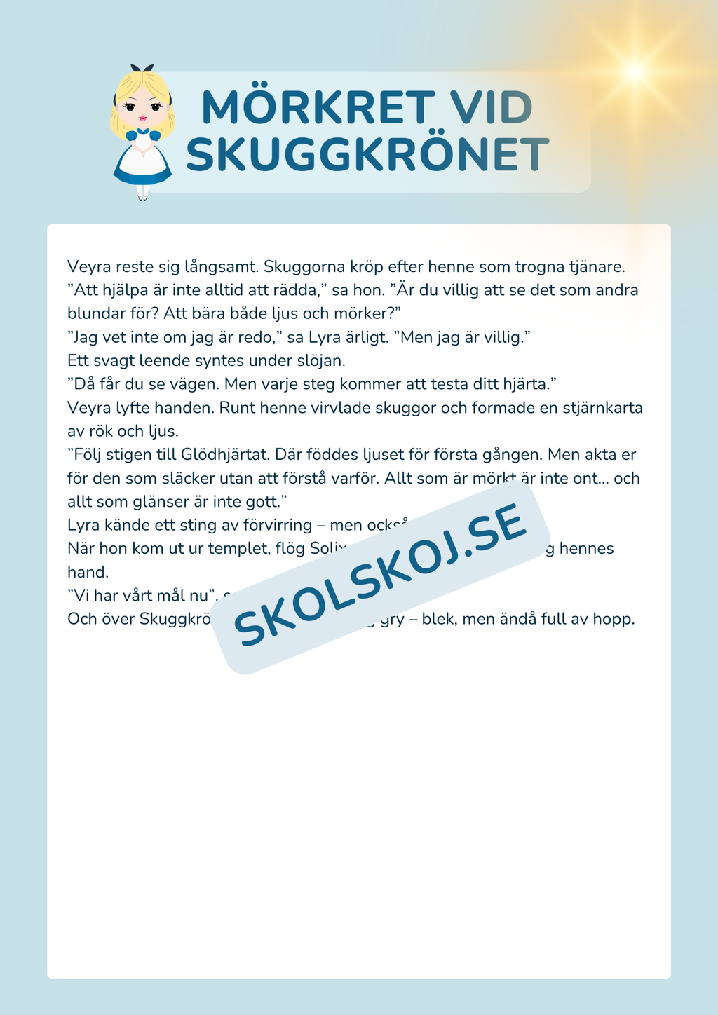 Lyra och Stjärnglödens hemlighet