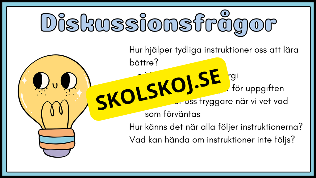 Klassrumsregler - Häfte