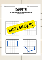Symmetri - Blandade uppgifter