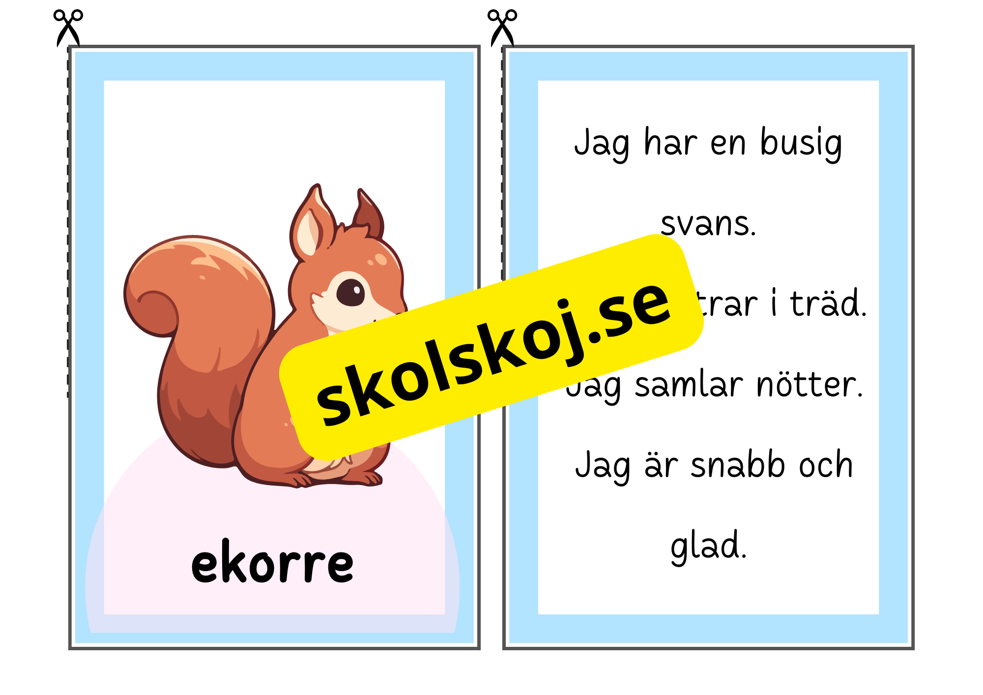 Grönt och vitt djurspel – Gissa husdjuret