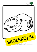 Målarbok - Frukter