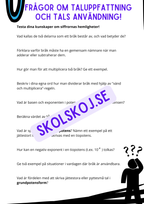 Mattemästaren - Taluppfattning och tals användning - Årskurs 7 - 9