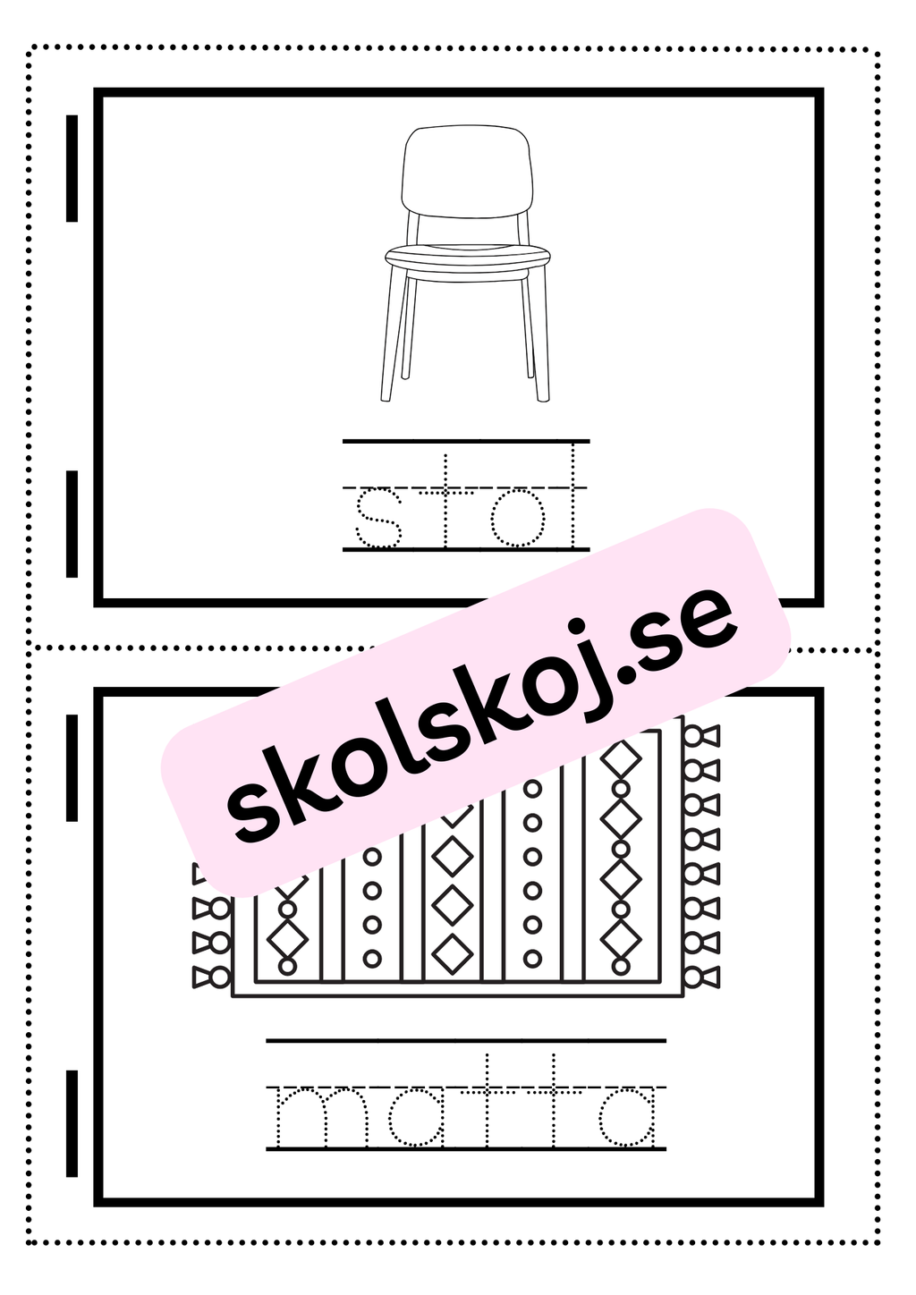 Min skrivbok - Minibok - 40 sidor