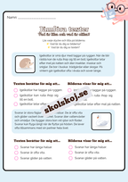 Jämföra texter - Årskurs 2 - 4
