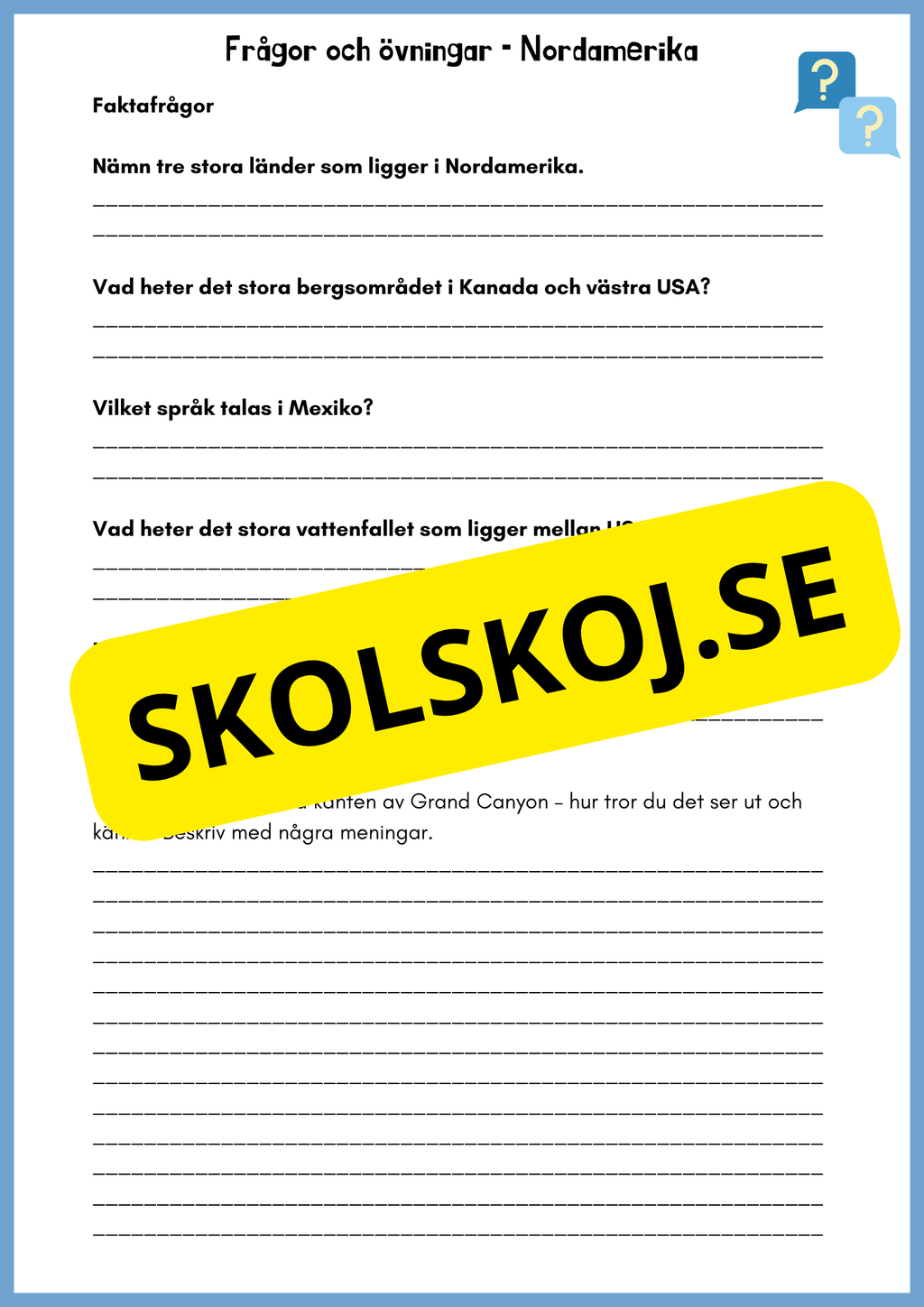 Upptäck världen - En resa genom världsdelar och världshav - Årskurs 3 - 6