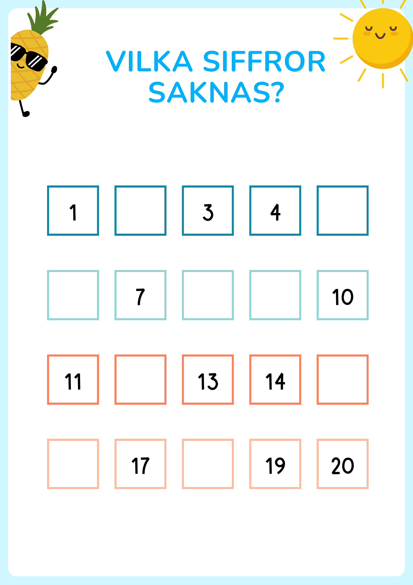 Min sommarbok - (33 sidor)