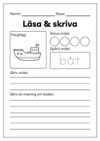Läsa och skriva - Häfte