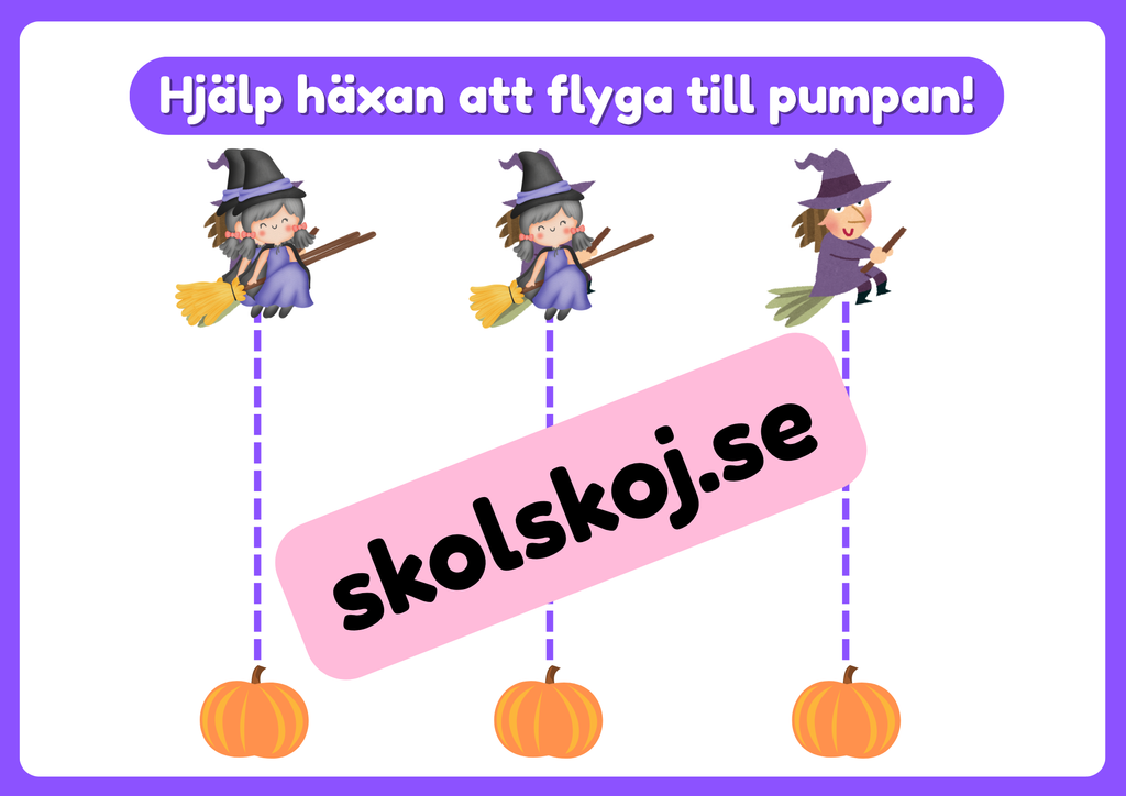 Rolig skrivträning - Förskola - Årskurs 1
