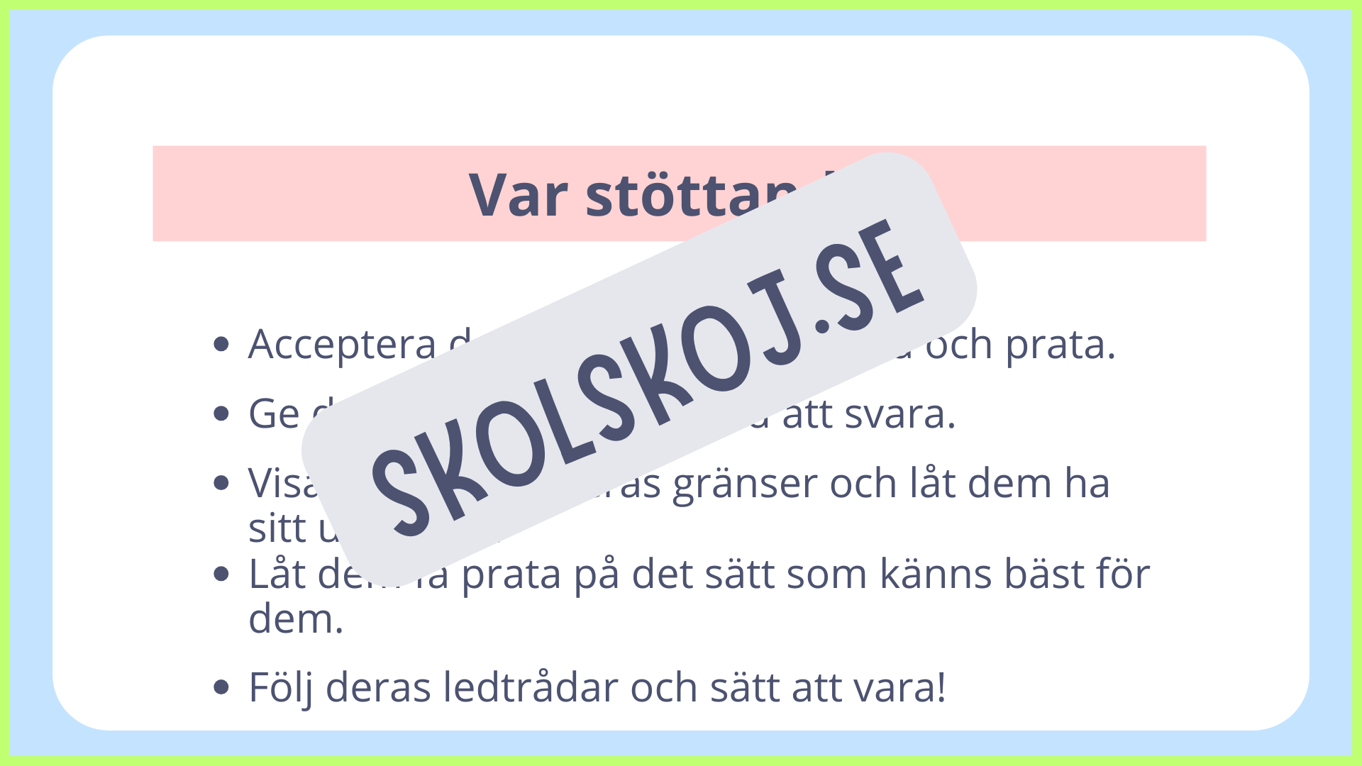 Vad är autism - Presentation