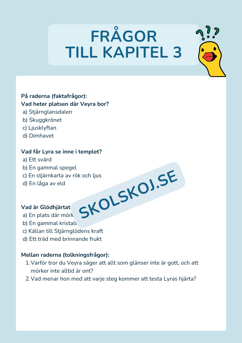 Lyra och Stjärnglödens hemlighet