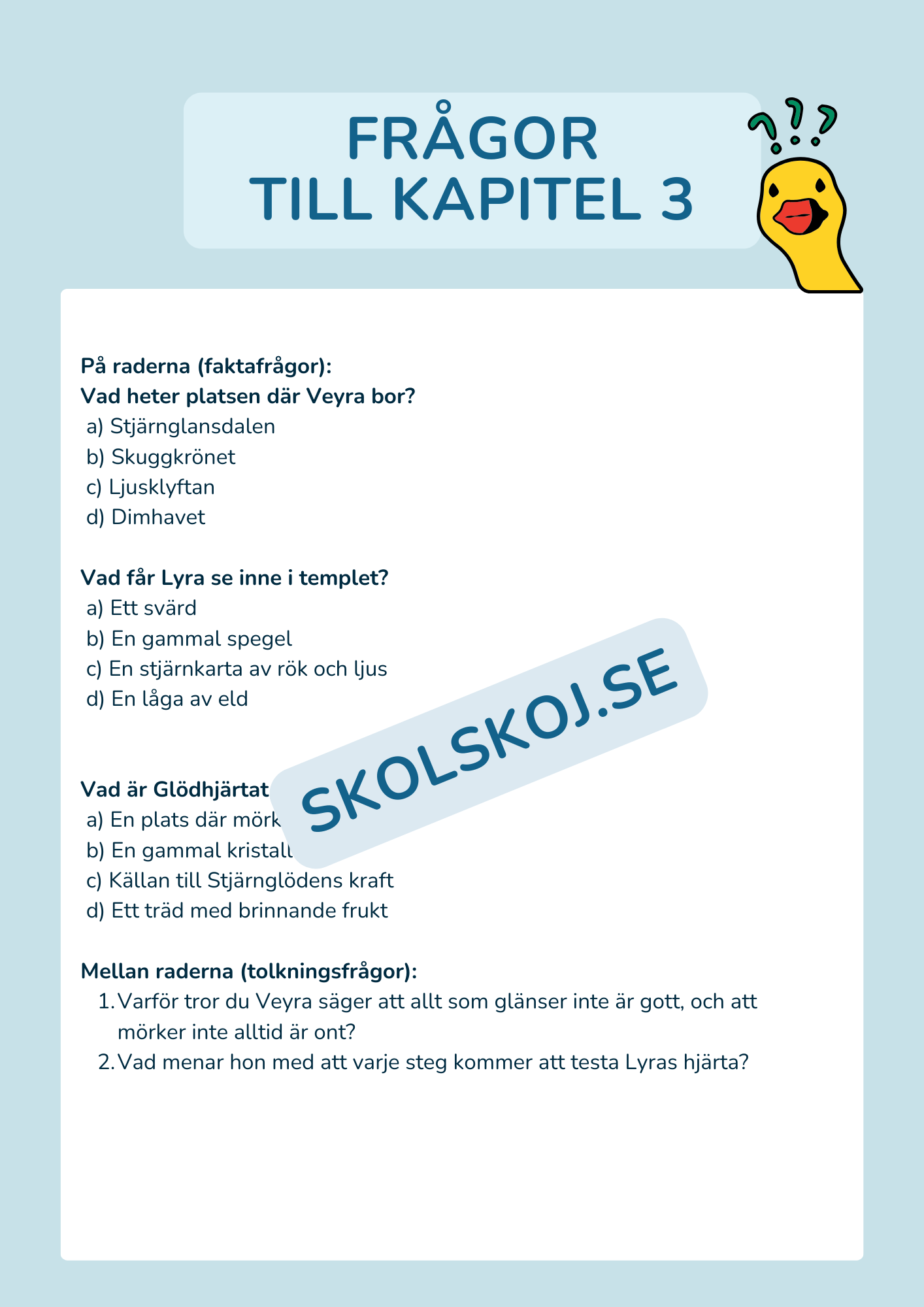 Lyra och Stjärnglödens hemlighet