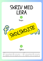 Skriv med lera - Siffror och tal - 1 - 20