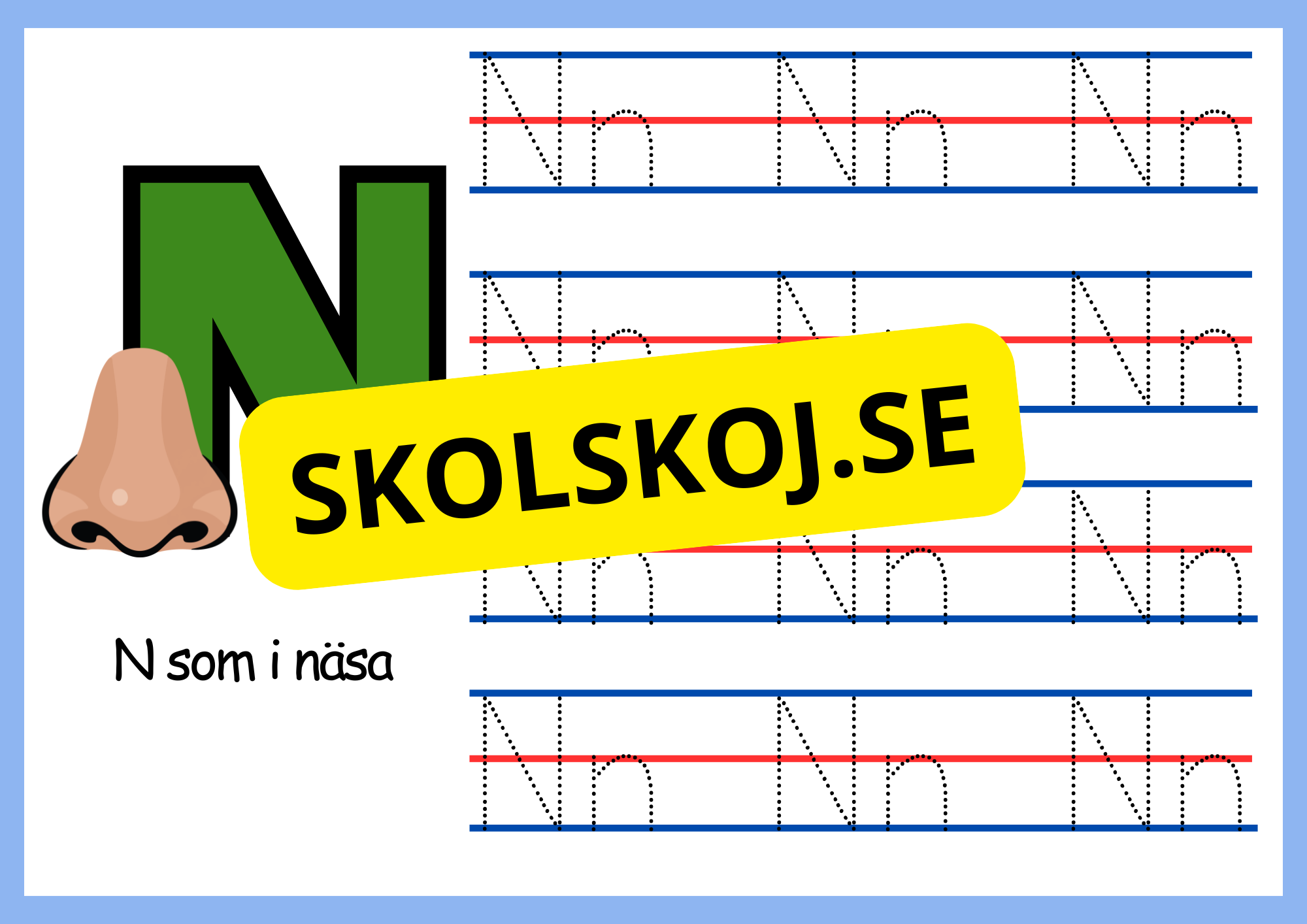 Mitt abc - Spåra bokstäverna
