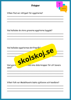 Antikens värld: En tidsresa runt Medelhavet + frågor - Åk 4 - 9