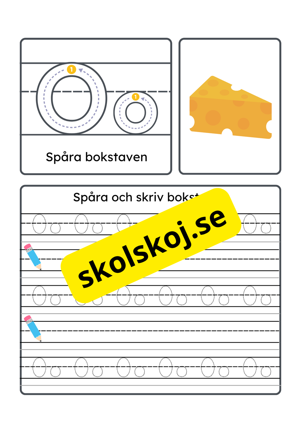 Vi lär oss alfabetet - Hela alfabetet