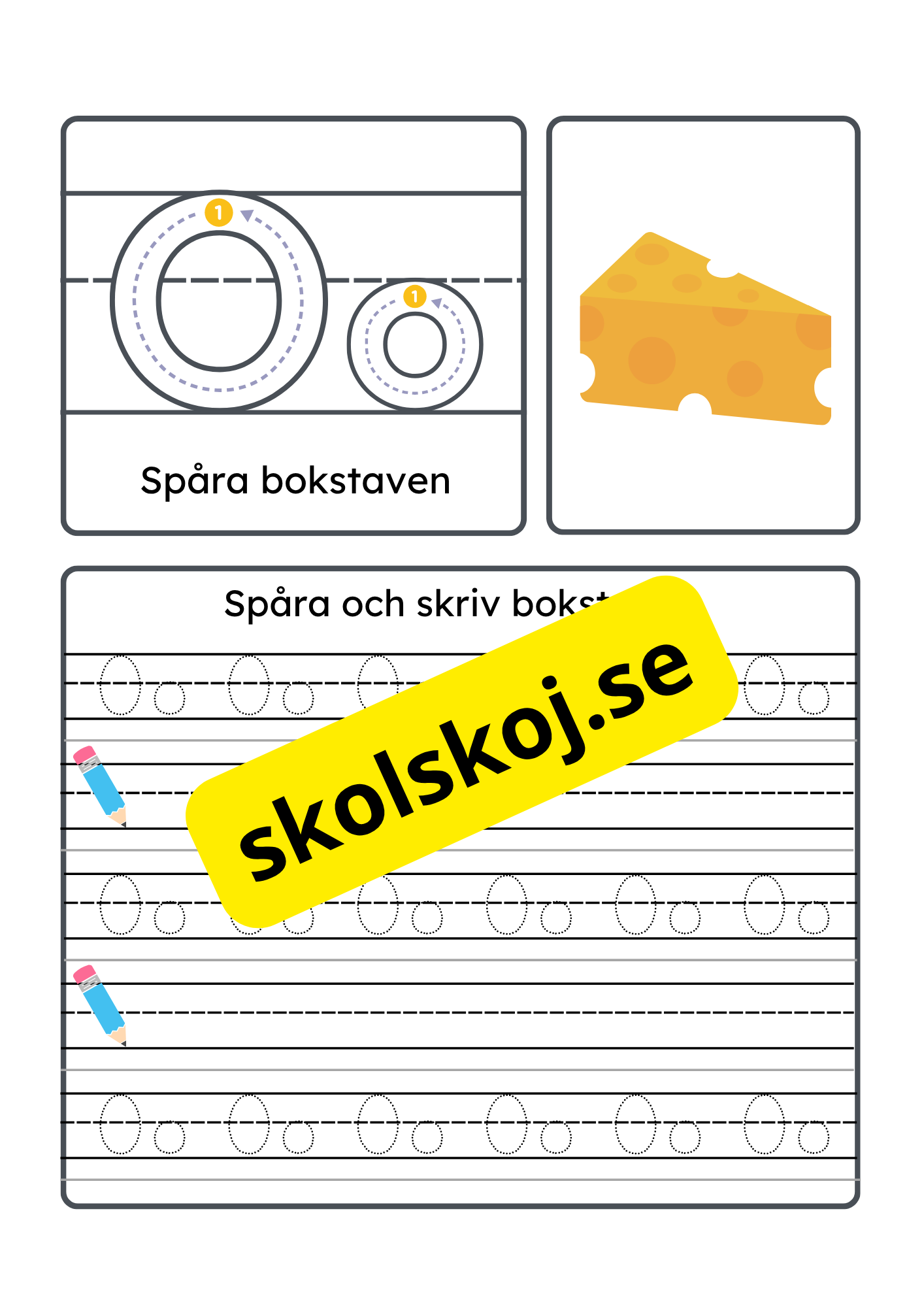 Vi lär oss alfabetet - Hela alfabetet