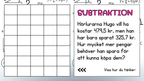 Problemlösning - Addition & subtraktion - Decimalform - Åk 5 - 6