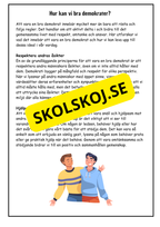 Vad är demokrati? - Årskurs 4 - 6 (18 sidor)