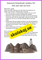 Industriella revolutionen - Hur världen formades - Åk 7 - 9
