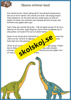 Livets fantastiska resa på jorden - Fakta + frågor - Åk 4 - 6