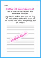Rätta till bokstäverna