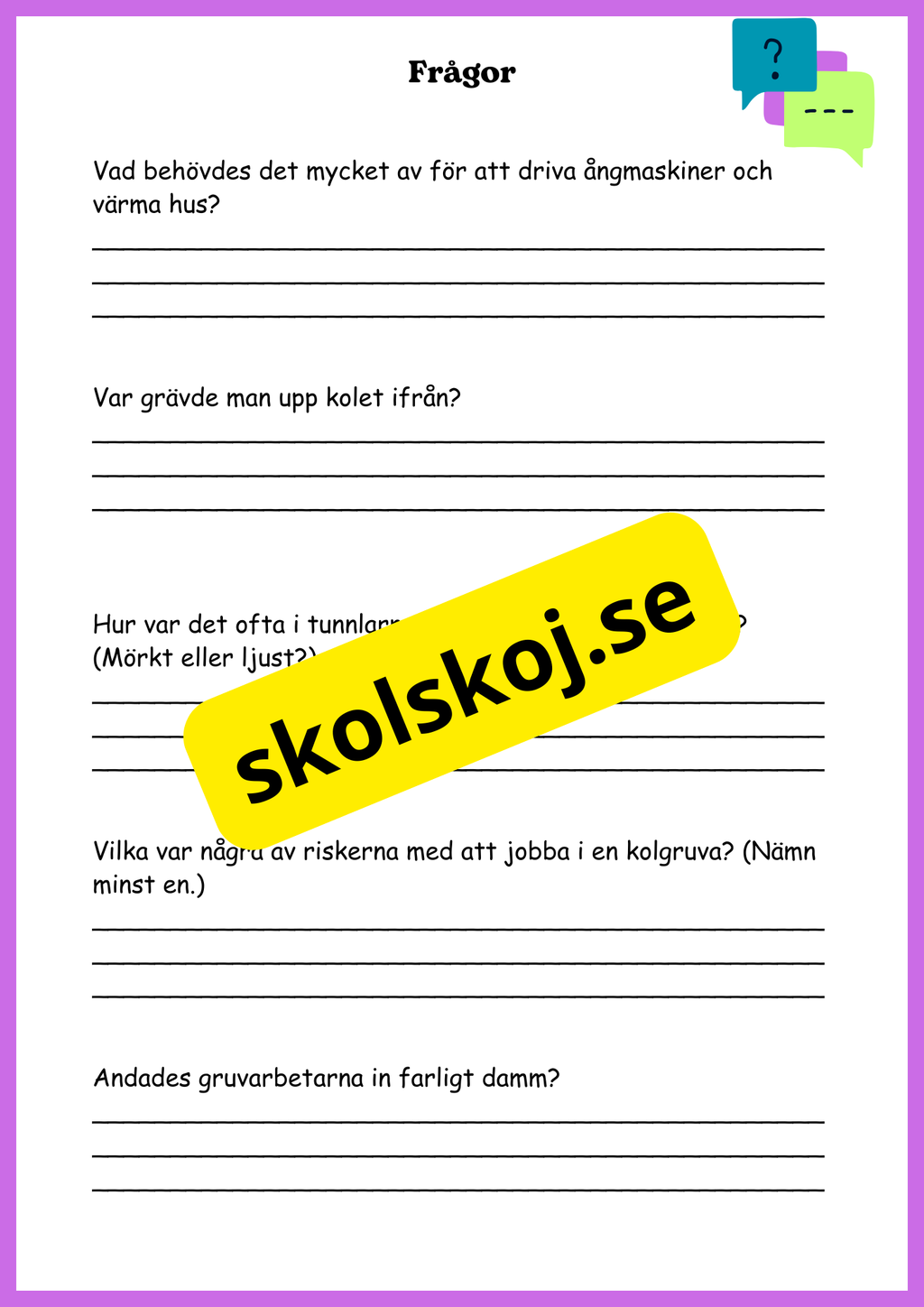 Industriella revolutionen - Hur världen formades - Åk 7 - 9