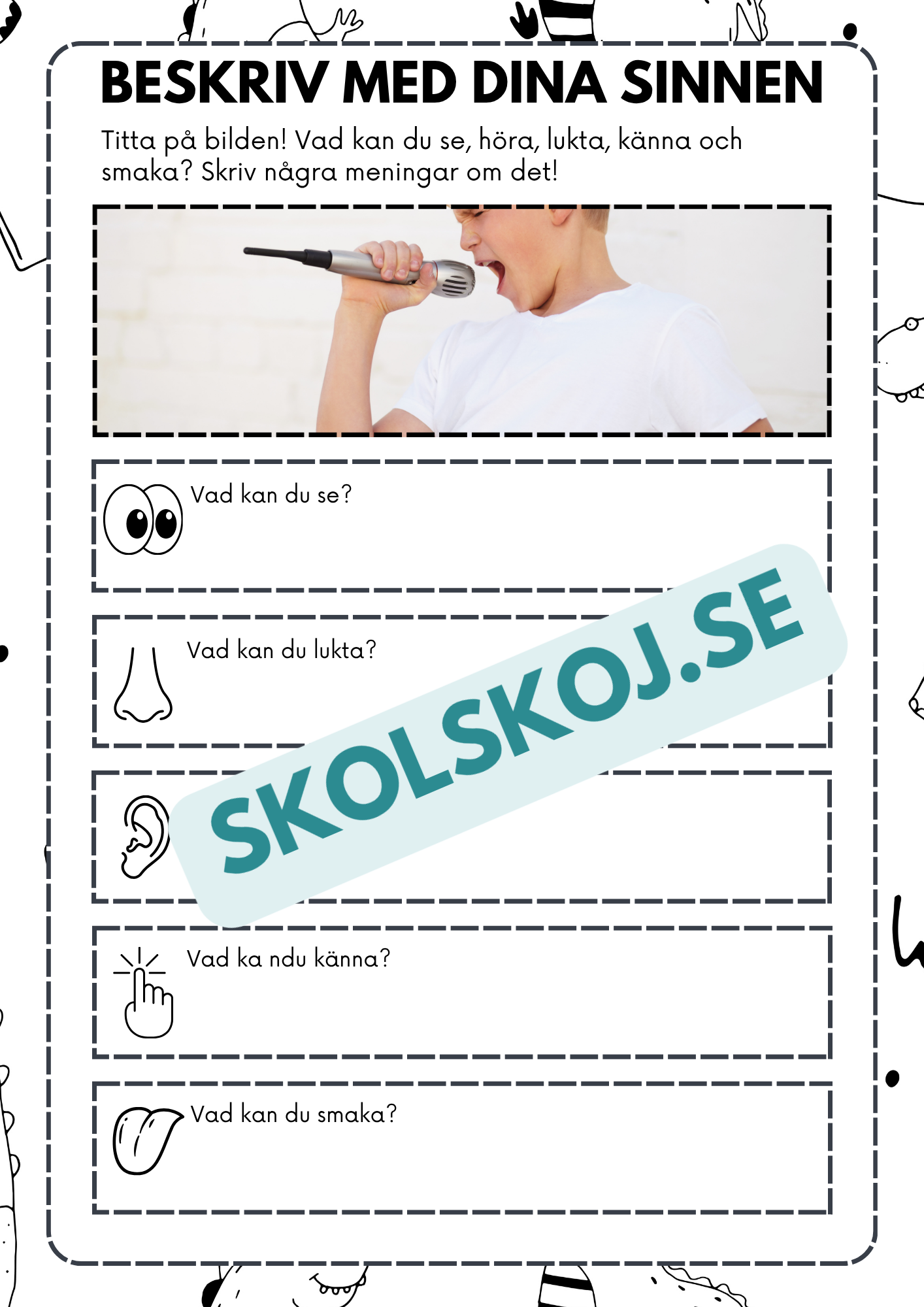 Beskriv med dina sinnen
