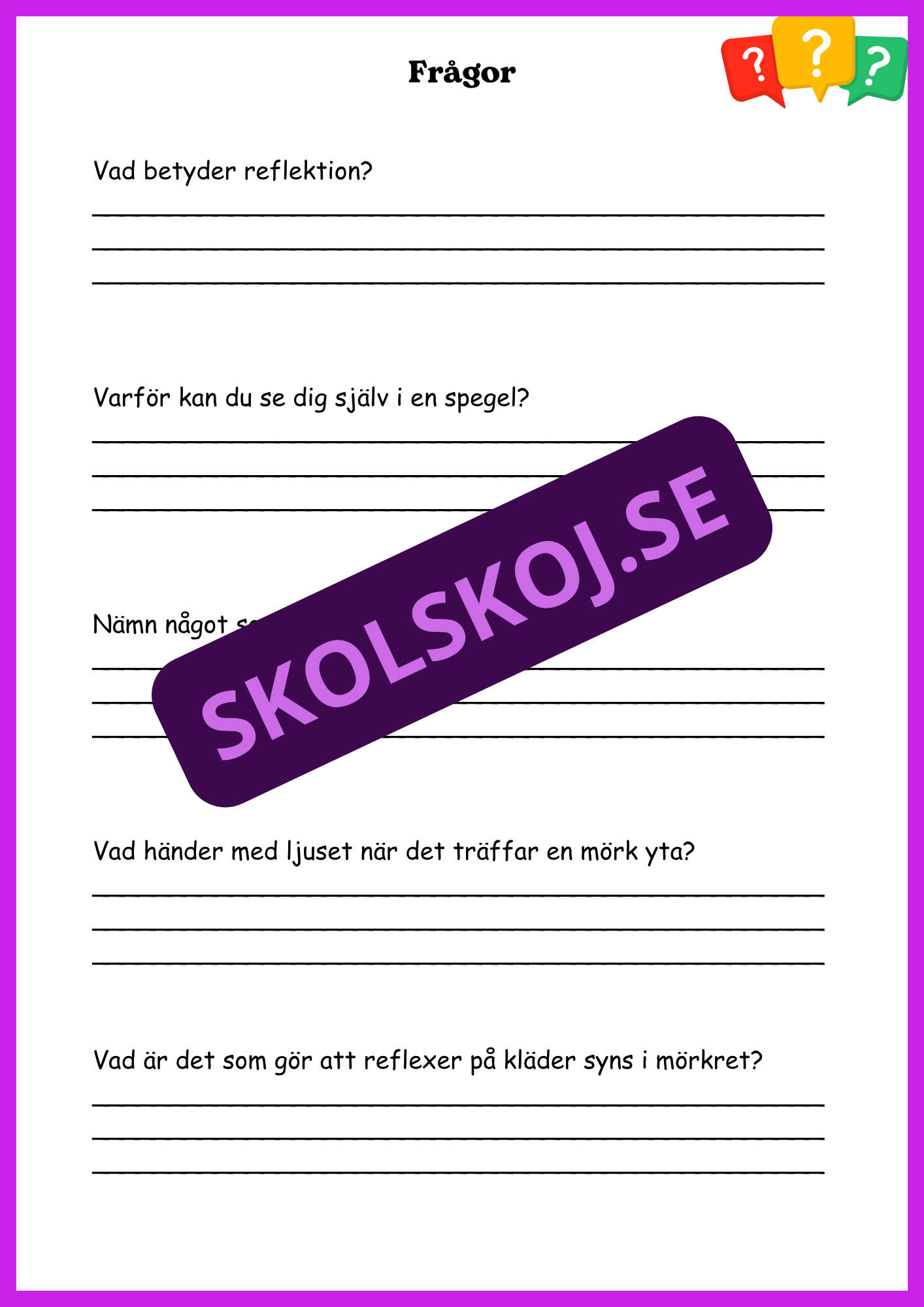 Ljud och ljus - En spännande upptäcktsresa - Årskurs 4 - 6