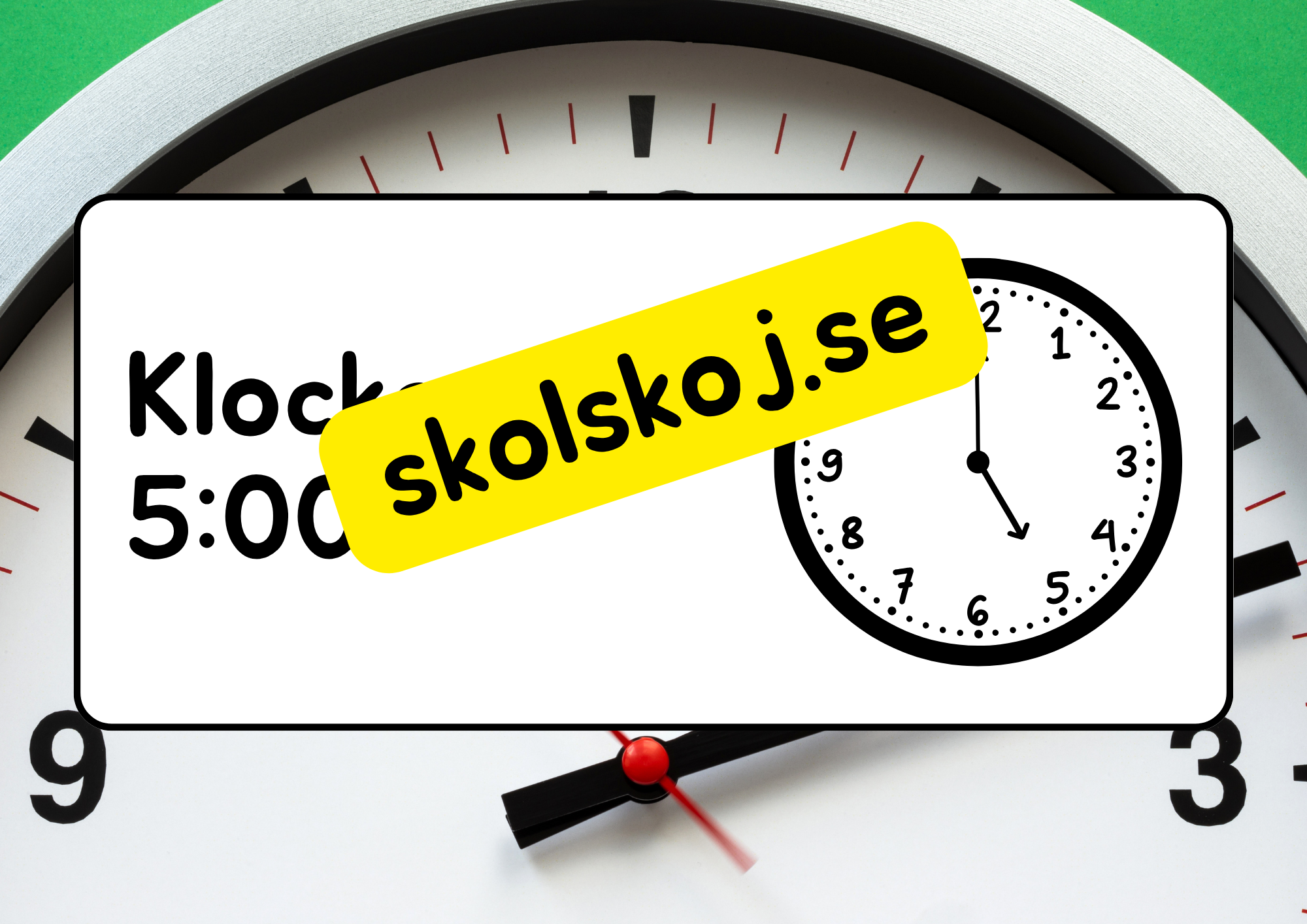 Hur mycket klockan - Presentation