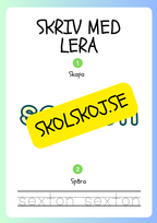 Skriv med lera - Siffror och tal - 1 - 20