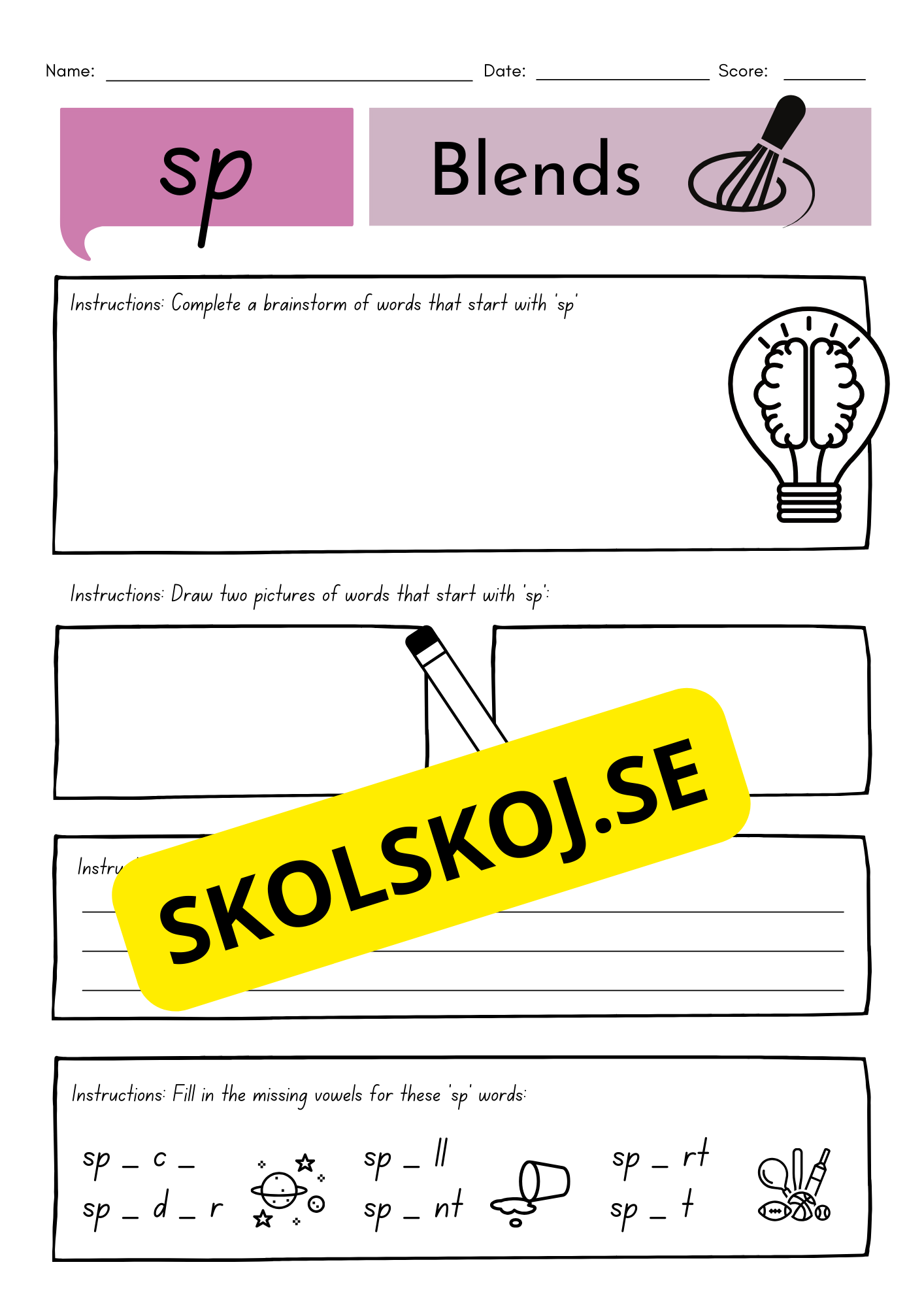 Word blends - Engelska