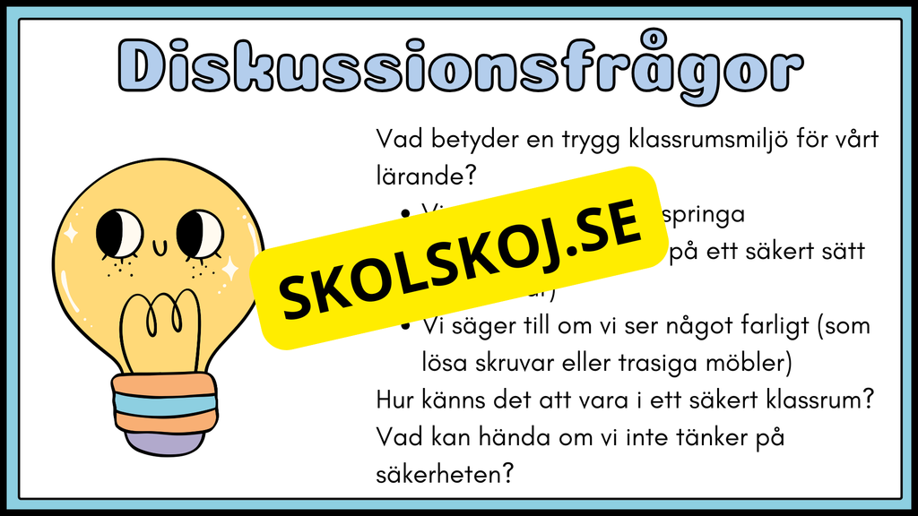 Klassrumsregler - Häfte